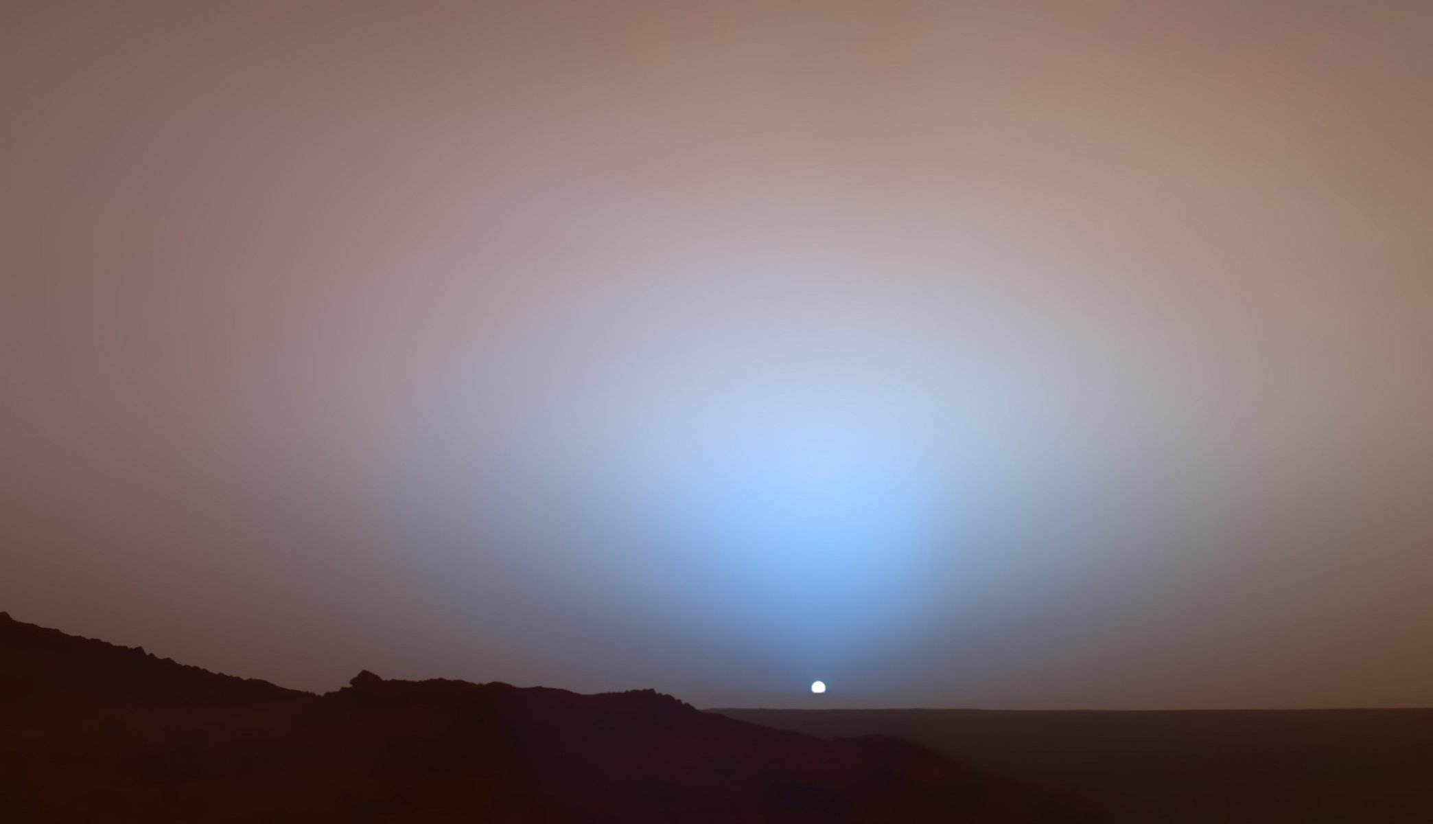 unset mars the sun the opportunity