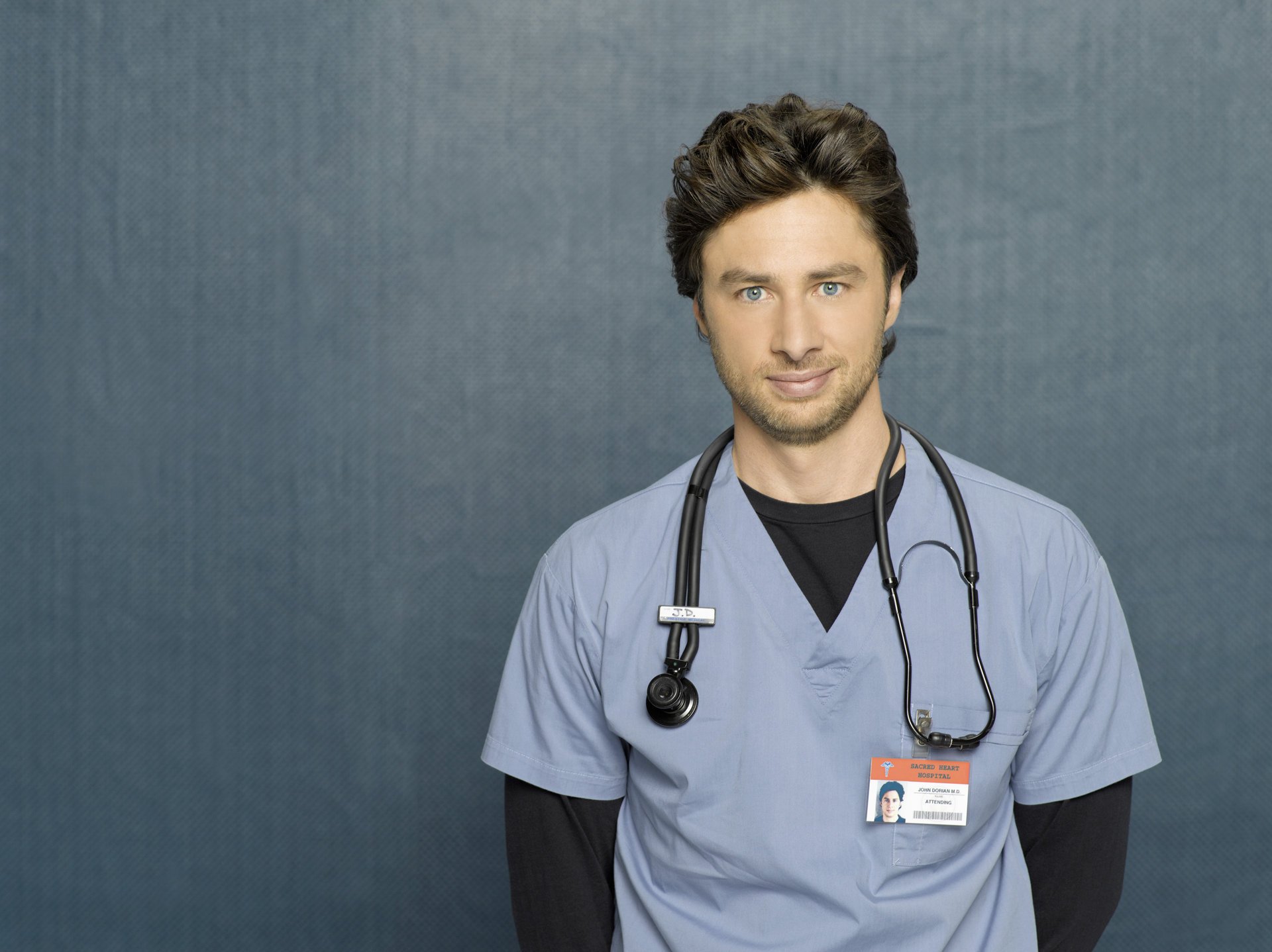 zach braff tv-serie zach braff scrubs klinik filmschauspieler blick augen gesicht porträt