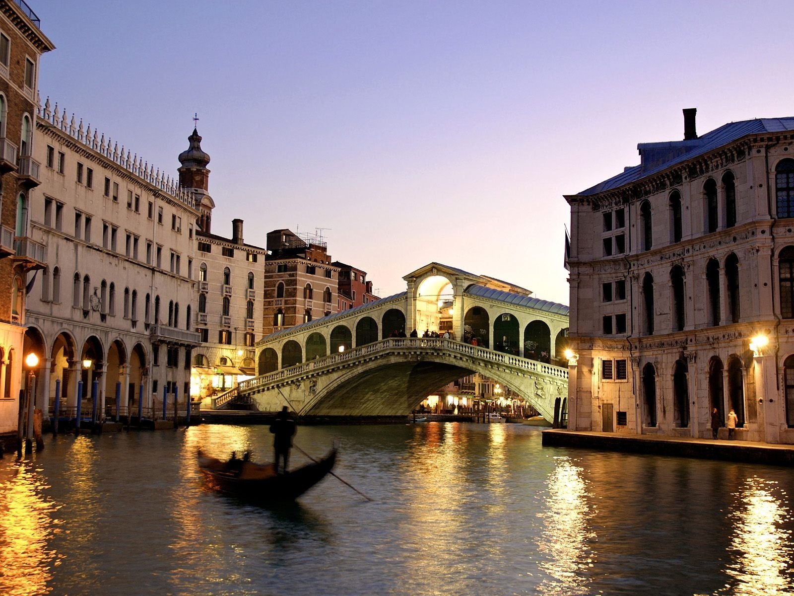 italien venedig brücke stadt wasser hintergrund new york krone gondel architektur reflexion bogen kuppel gebäude lichter der städte