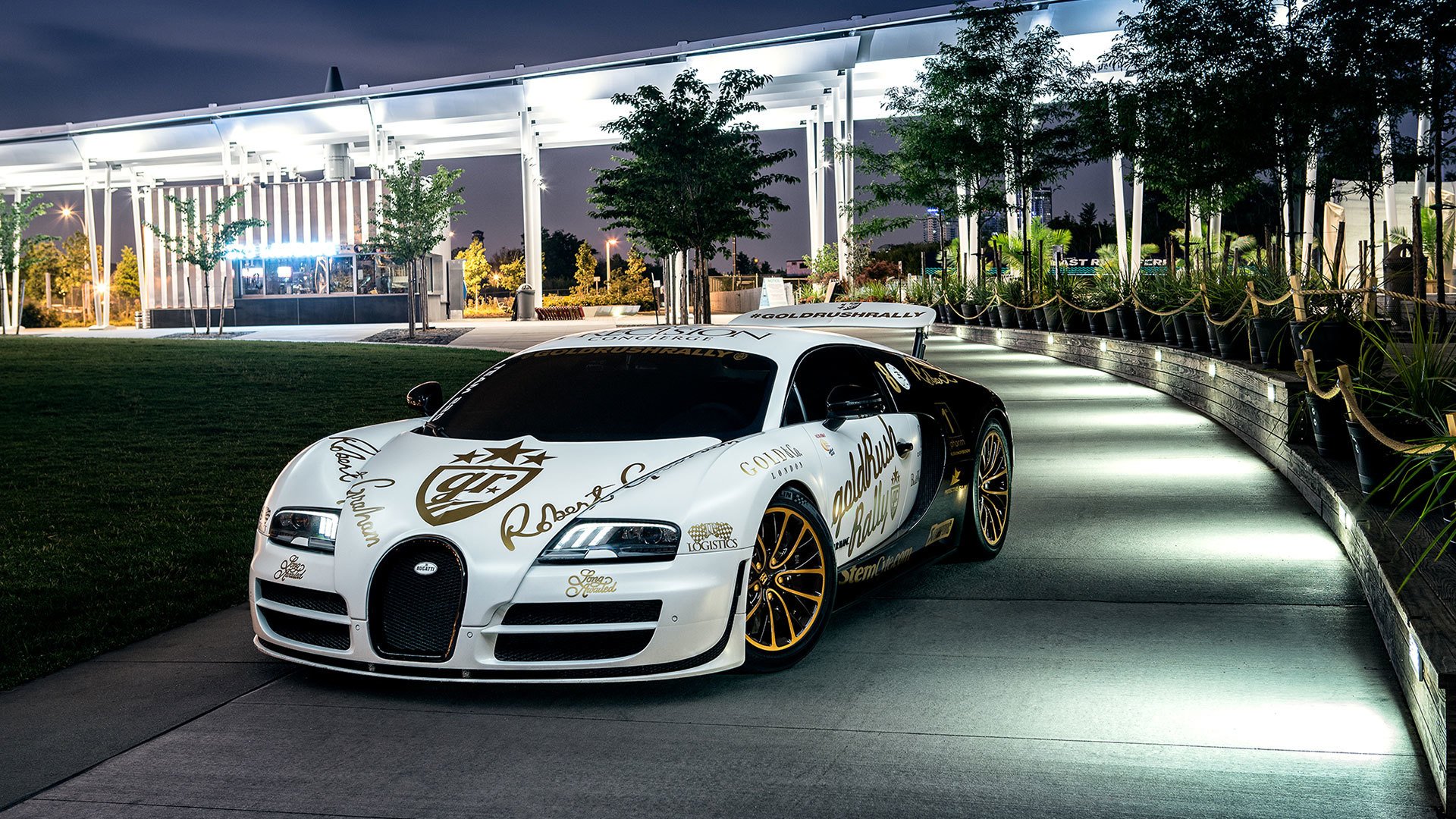 bugatti veyron supersport pour blanc nueva york frente spoiler blanco