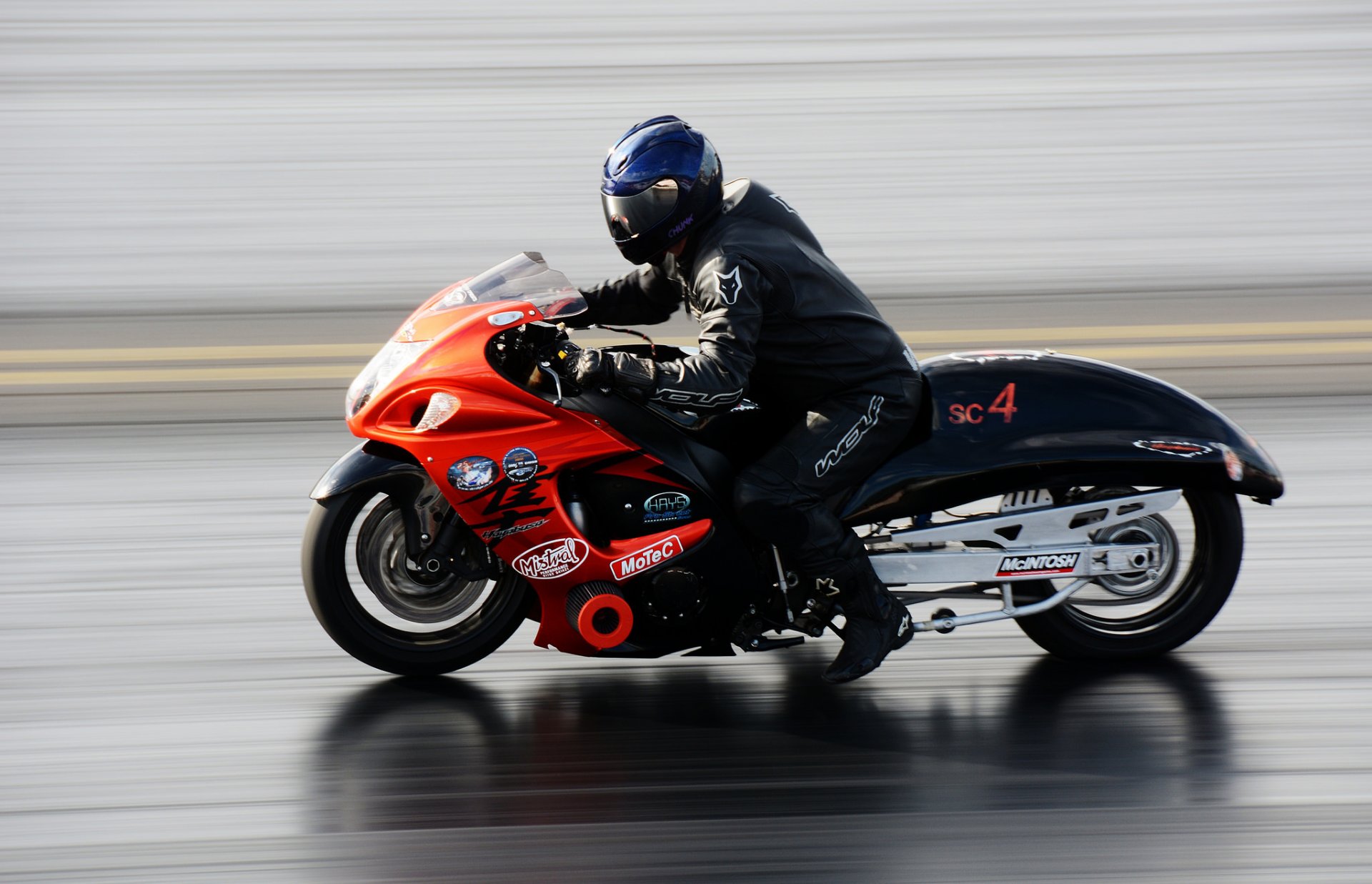 motorcycle bike speed drag racing race track