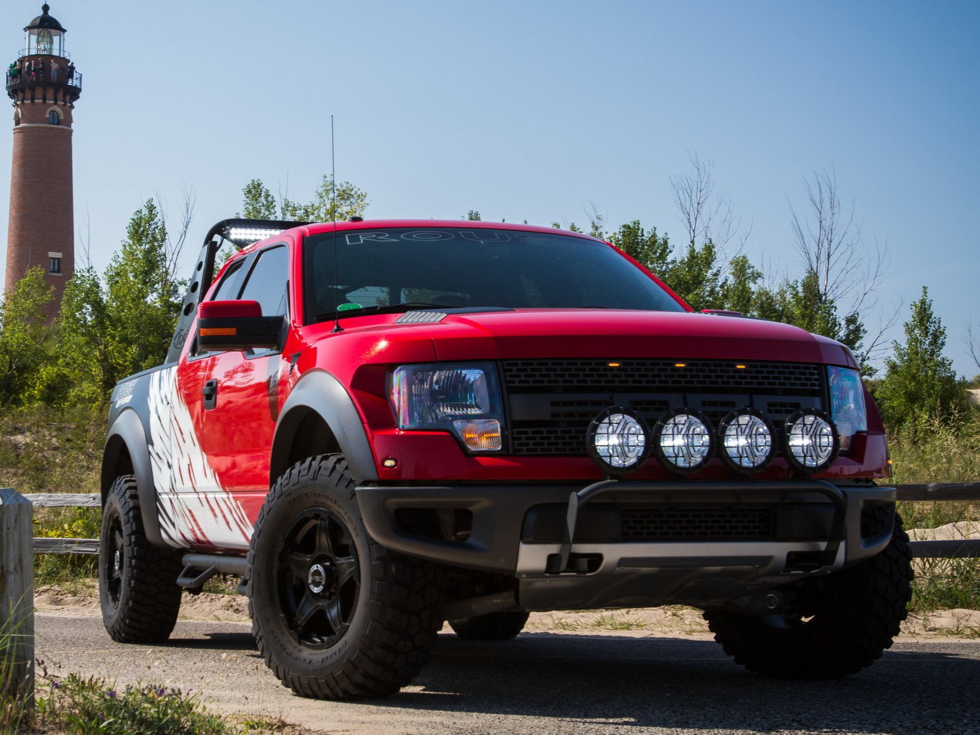 rausch ford f-150 svt raptor samochód przód mocny