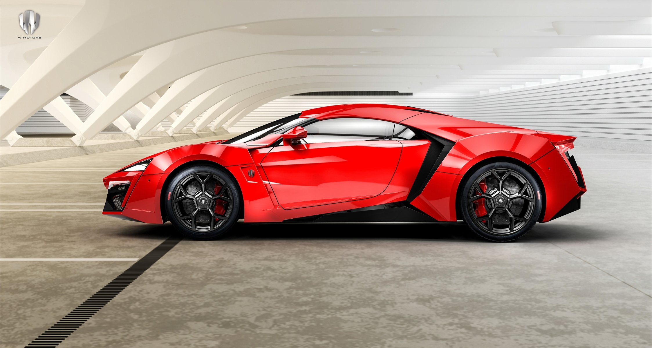 w motors lykan hypersport 2014 czerwony