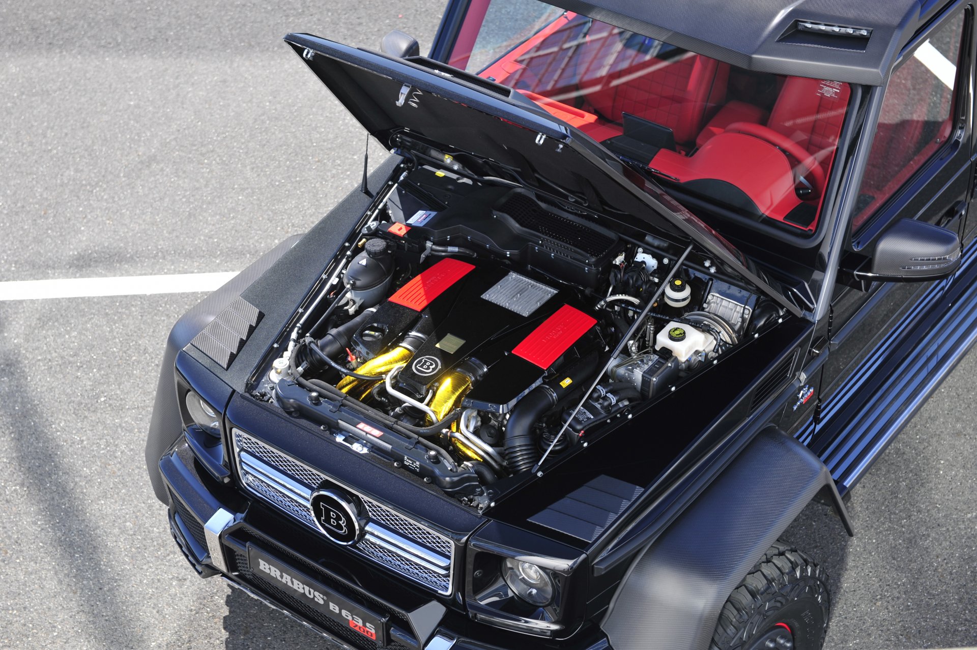 brabus 7006x6 mercedes-benz g63 amg motore