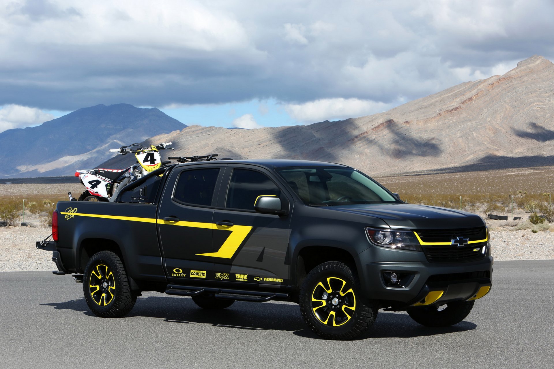 chevrolet tuning 2014 colorado wydajność czarny samochód zdjęcie