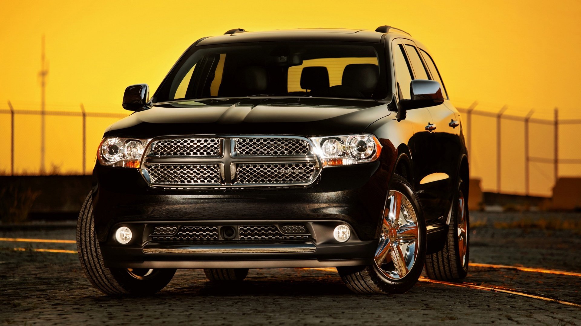 coche papel pintado negro esquivar 2011 escritorio automotriz papel pintado dodge durango suv coche hermoso tarde puesta de sol cromado ruedas