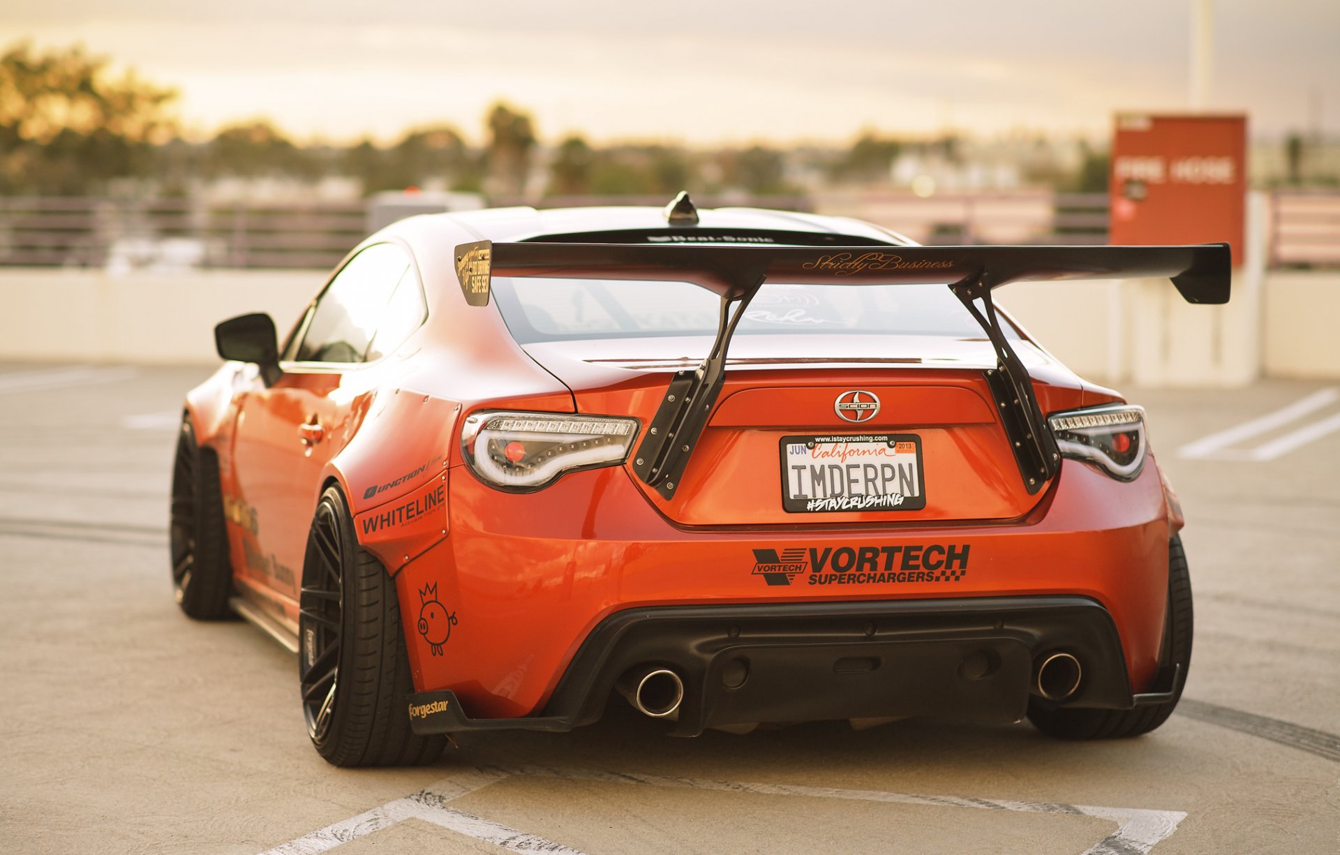 toyota scion fr-s orange tuning scion fr-