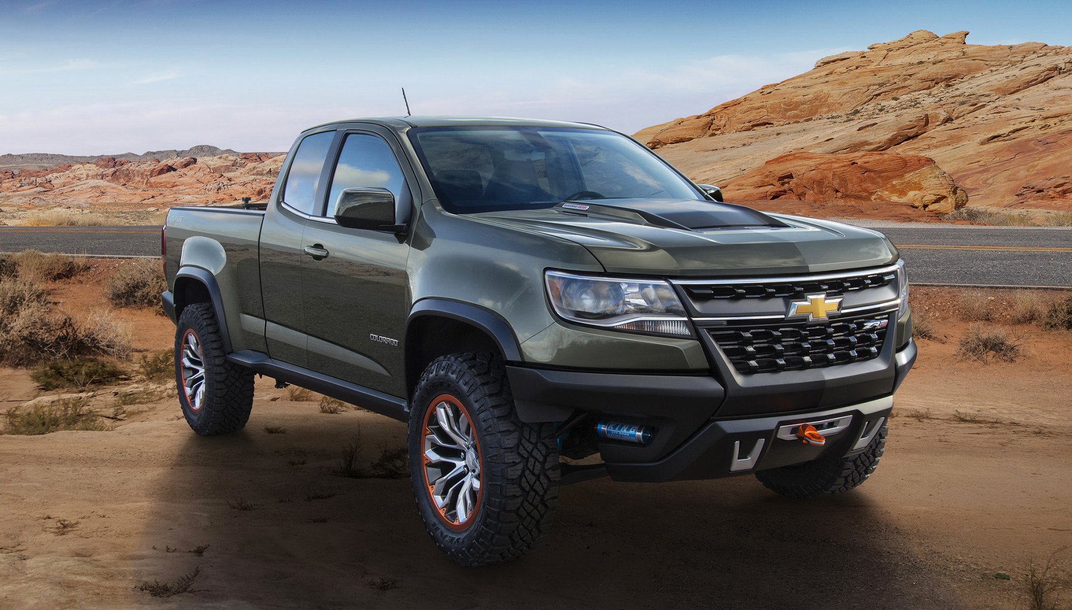 chevrolet 2015 colorado zr2 métallique automobile photo