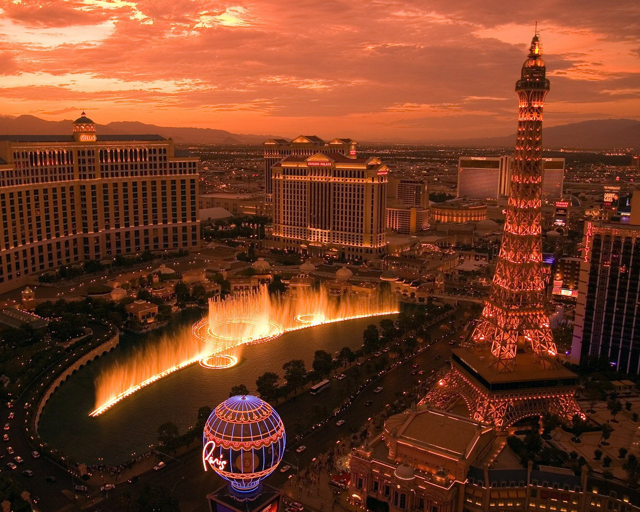 las vegas flüsse stadt lichter wasser brunnen turm wolkenkratzer hotels luxus himmel sonnenuntergang hintergrund fluss new york abend las vegas architektur nachthimmel nacht lichter der städte türme