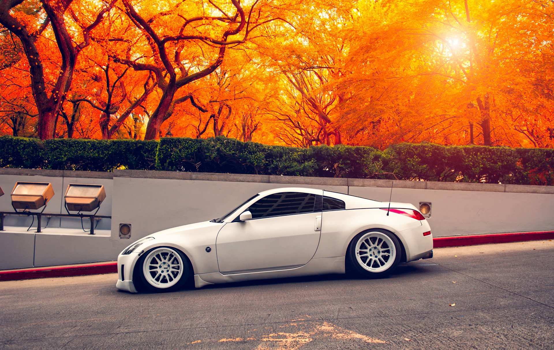 nissan 350z position nissan voiture de sport blanc