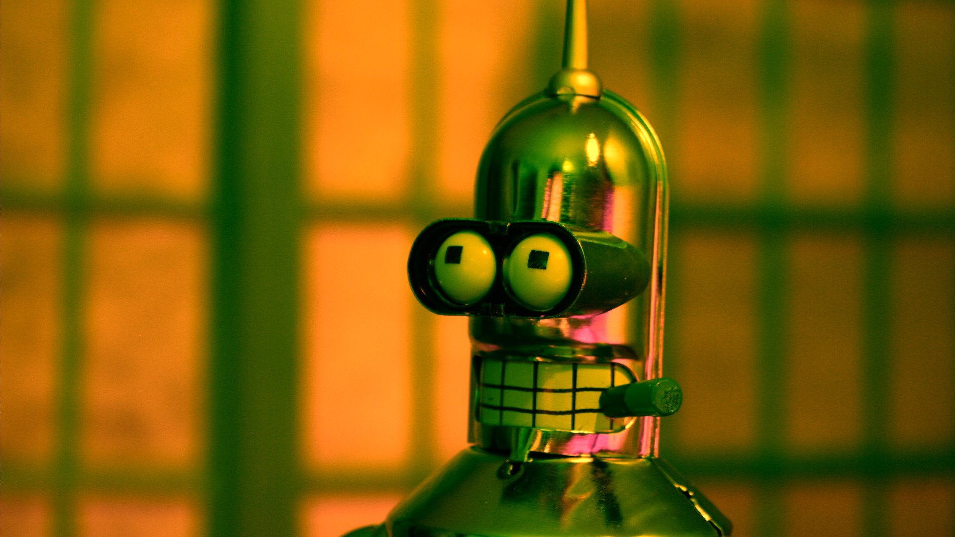 futurama bender metall augen zähne zigarre cyborgs androiden