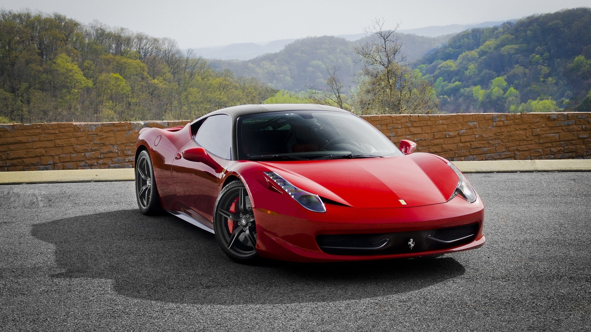 ferrari italia red car red ferrari