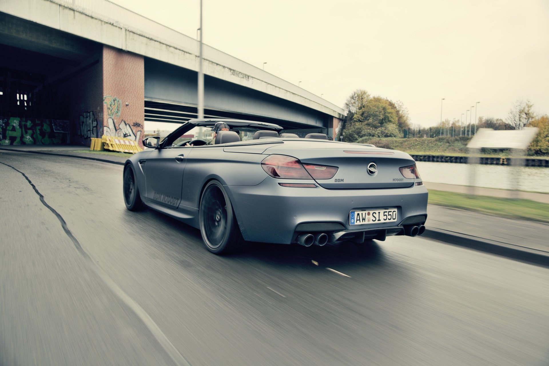 bmw m6 convertible carretilla velocidad trasero