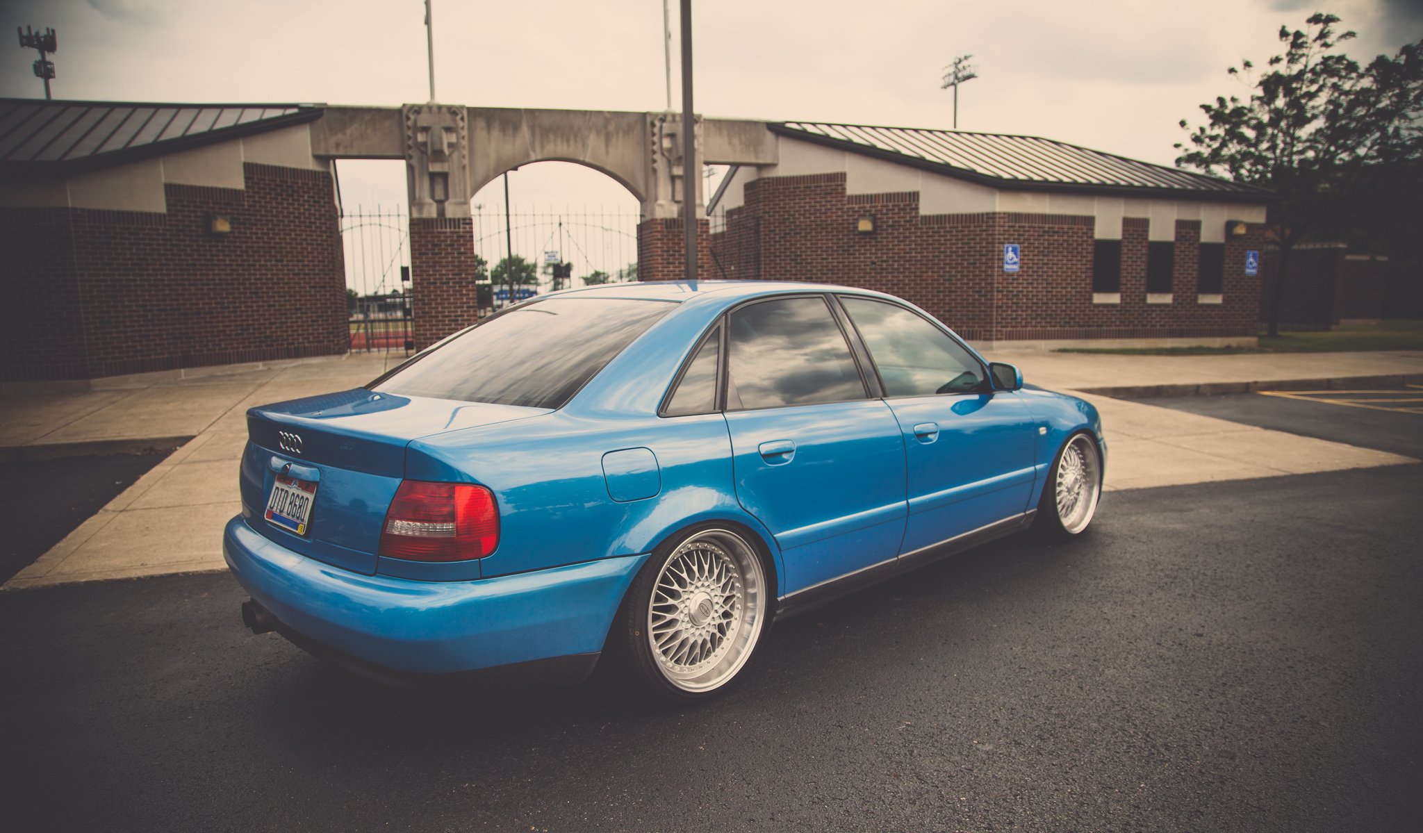 audi a4 blue audi blue