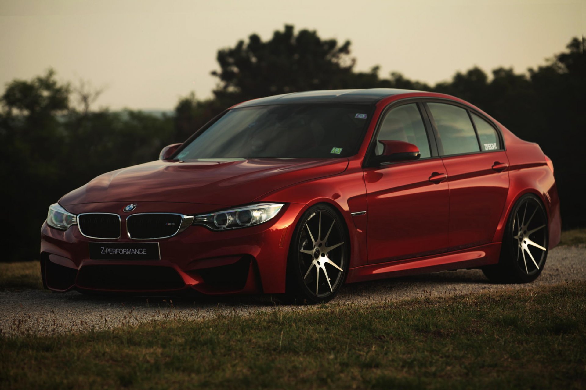 bmw f80 m3 red z-performance