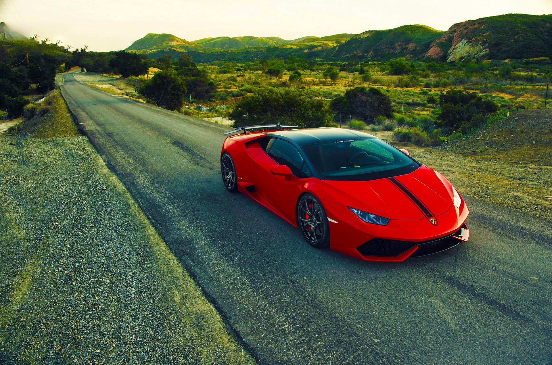 lamborghini huracan lp640-4 2015 vorsteiner verona edizione aero rich red road front