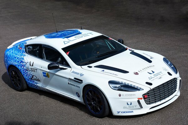 Photo of a hybrid from Aston Martin in white