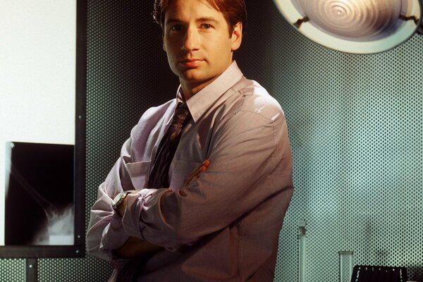 Retrato del actor David Duchovny