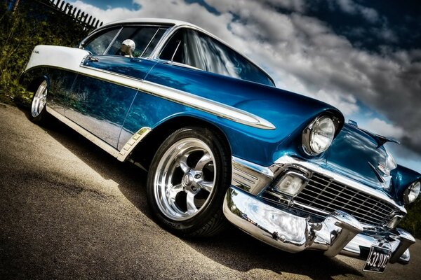 Old chevy, retro, classic body