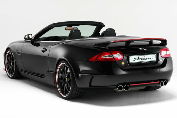 Arden convertible, jaguar, xkr-s black