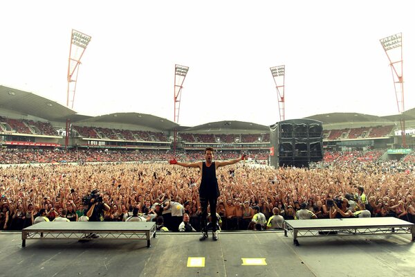 Concerto di Jared Leto allo stadio