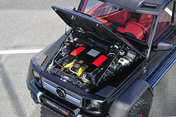 Mercedes - benz Brabus 700×6 Motor