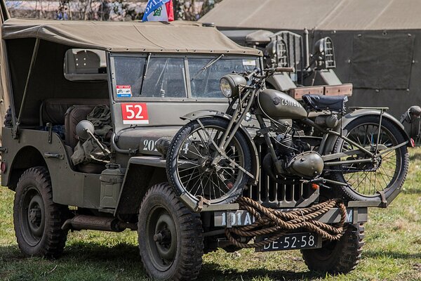 An army car from the Second World War