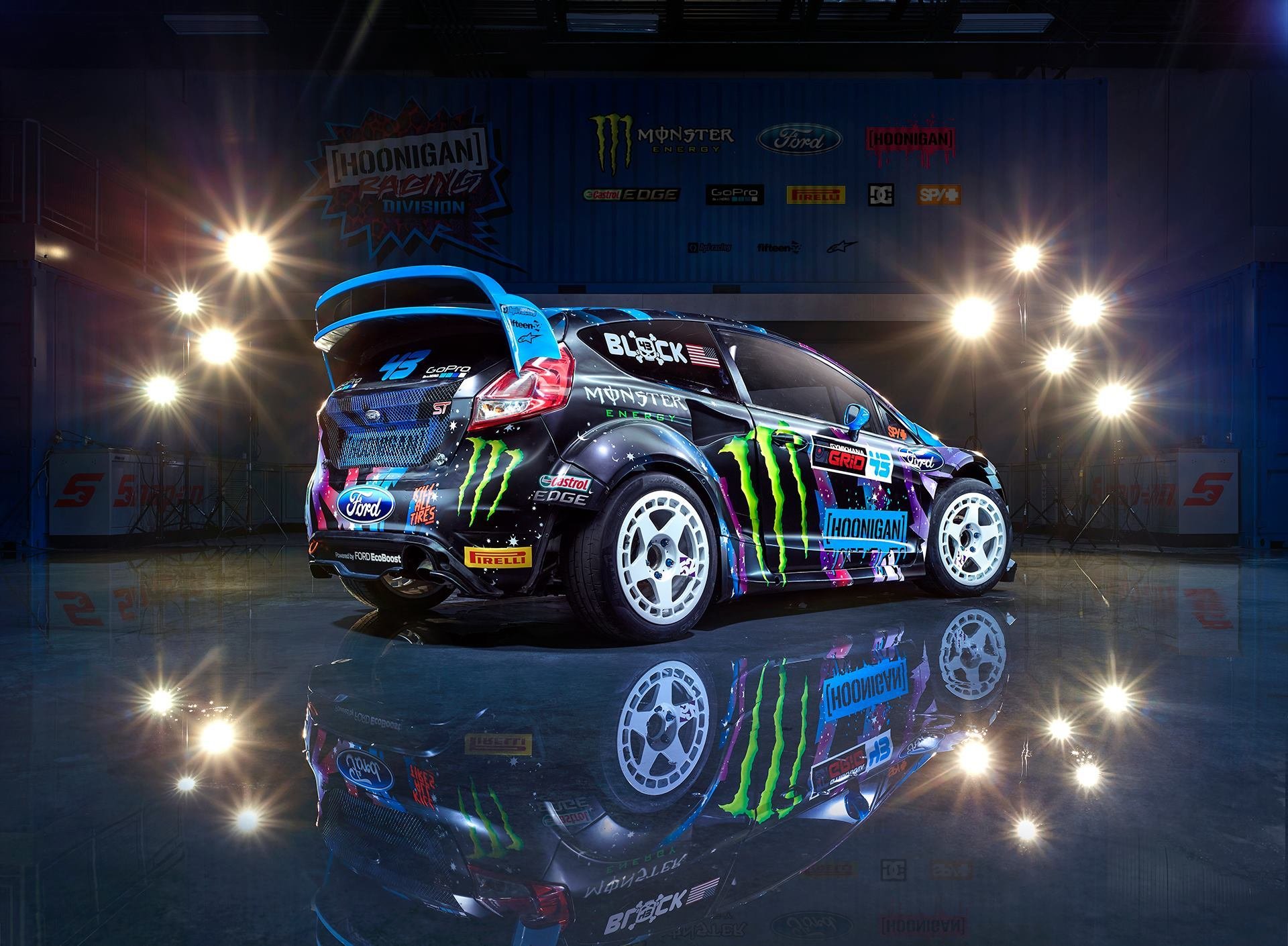 ford fiesta rx43 2015 ken block hoonigan racing division rear