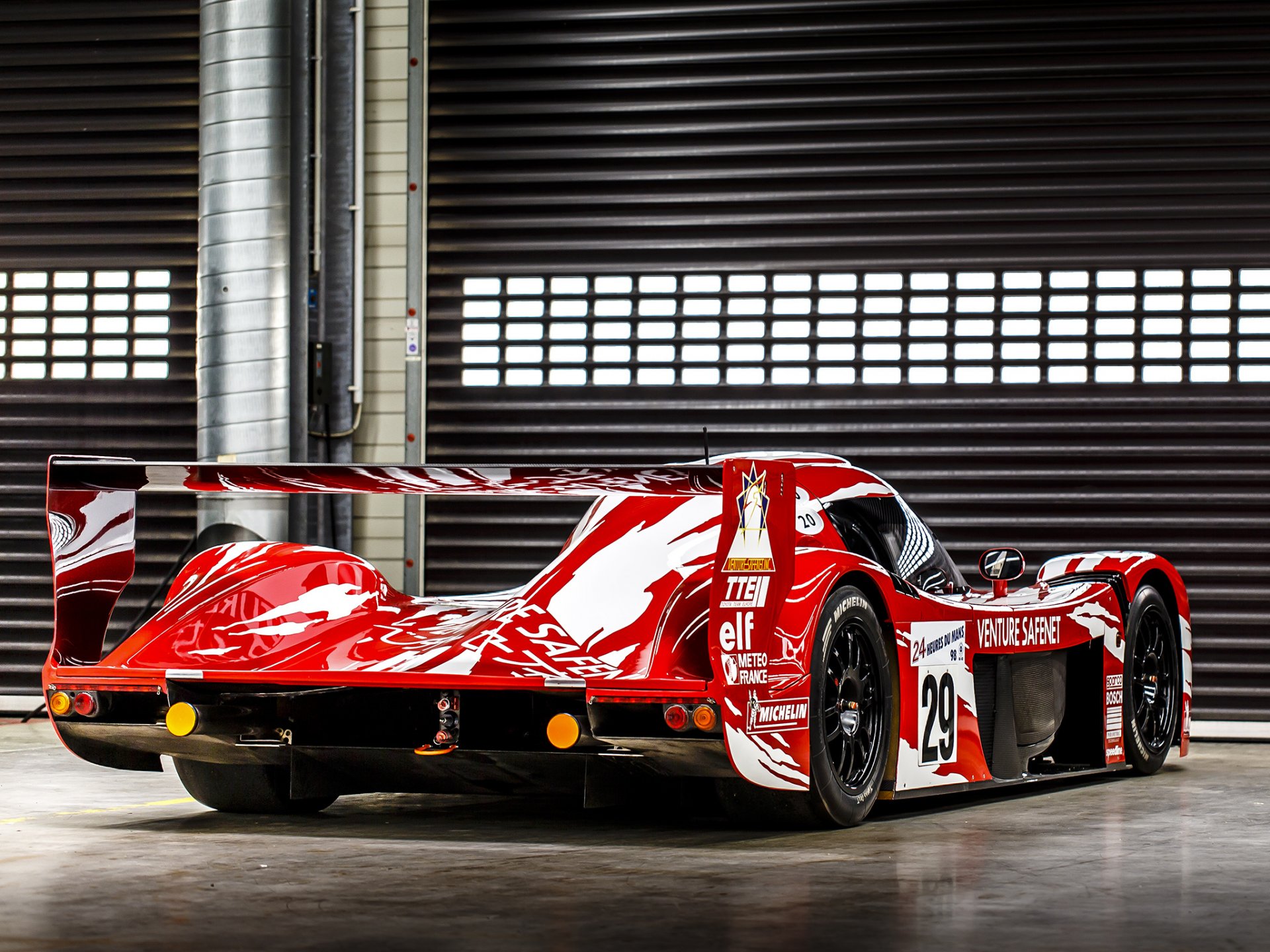 toyota gt uno versión de la raza 1998 trasero coche spoiler