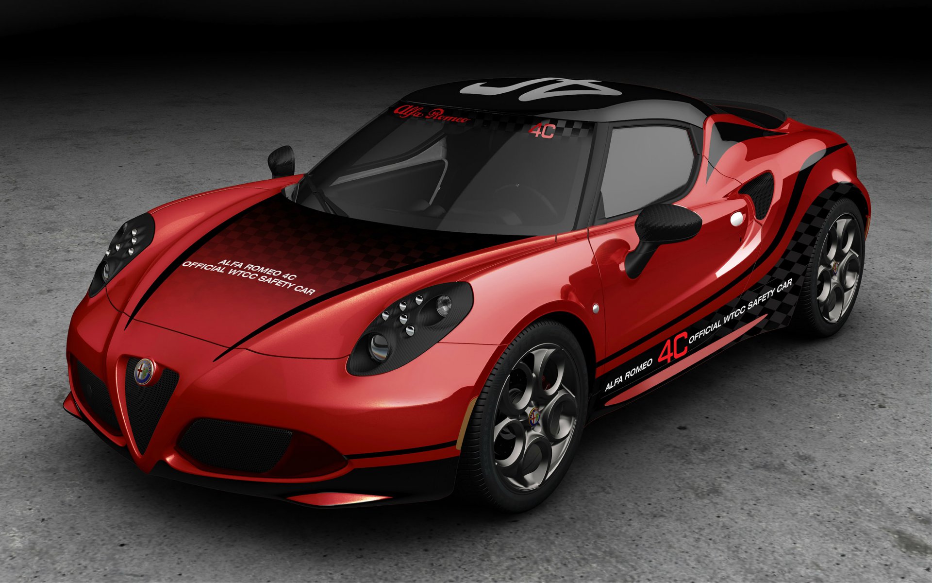 alfa romeo 4c official wtcc safety car design edition