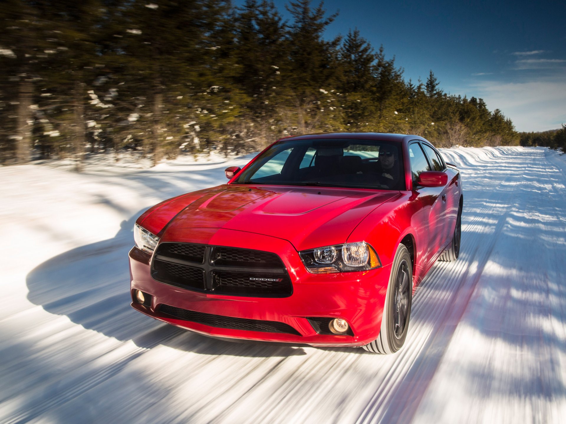 esquivar cargador awd deporte coche carretera nieve