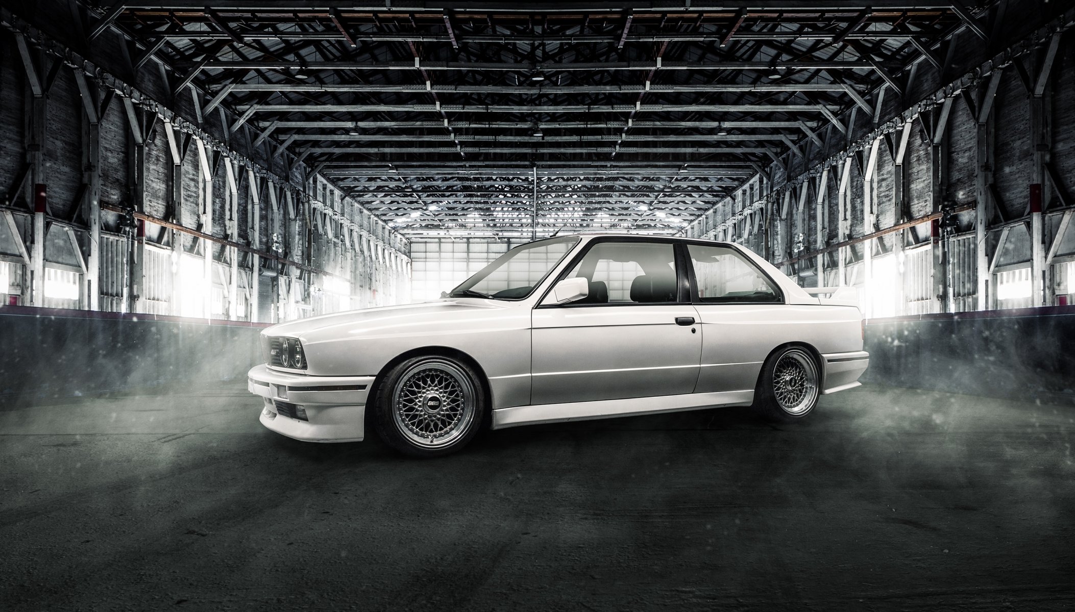 bmw m3 e30 bbs coupe blanco