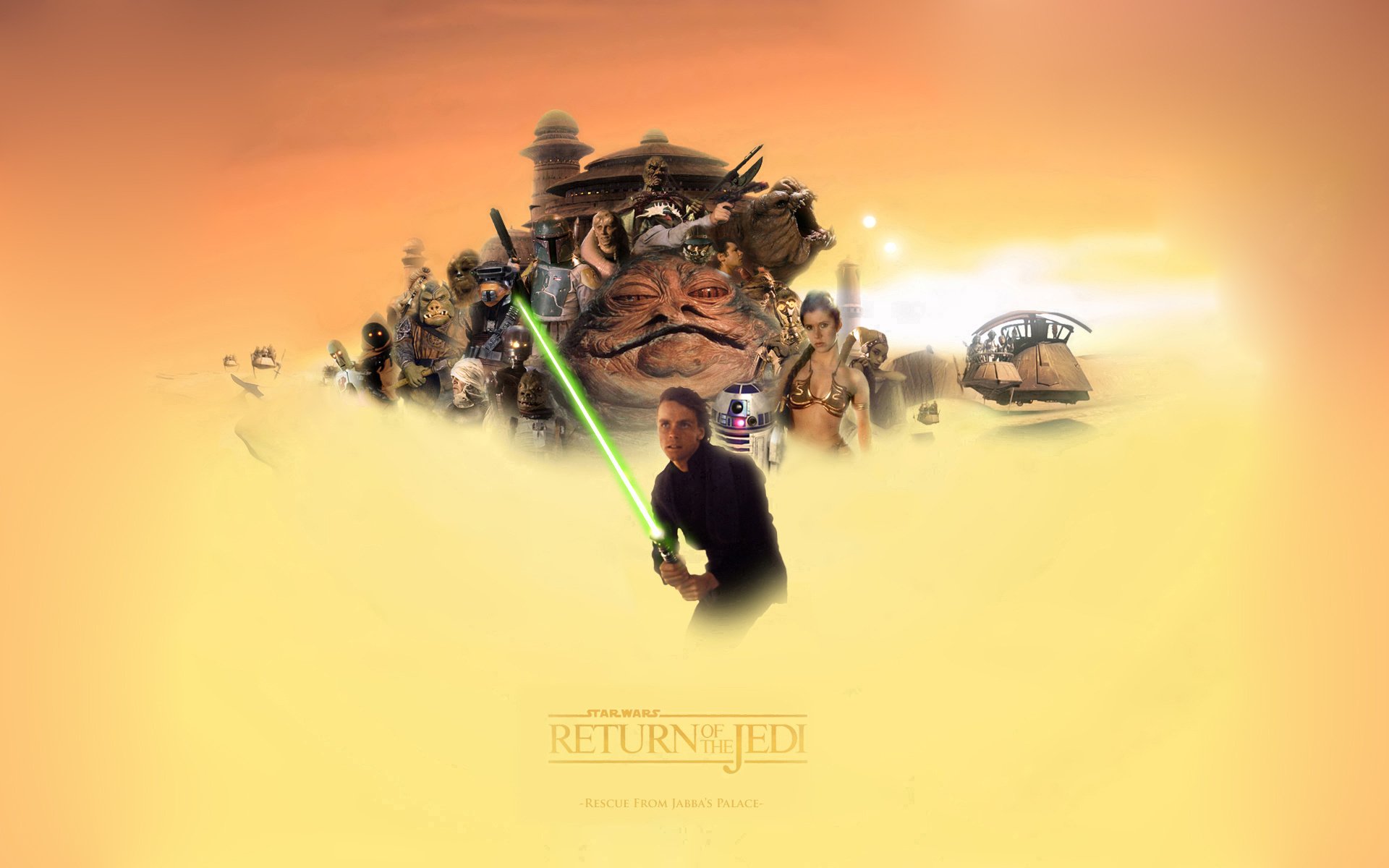 tar wars jabba star wars tatooine luke skywalker filme