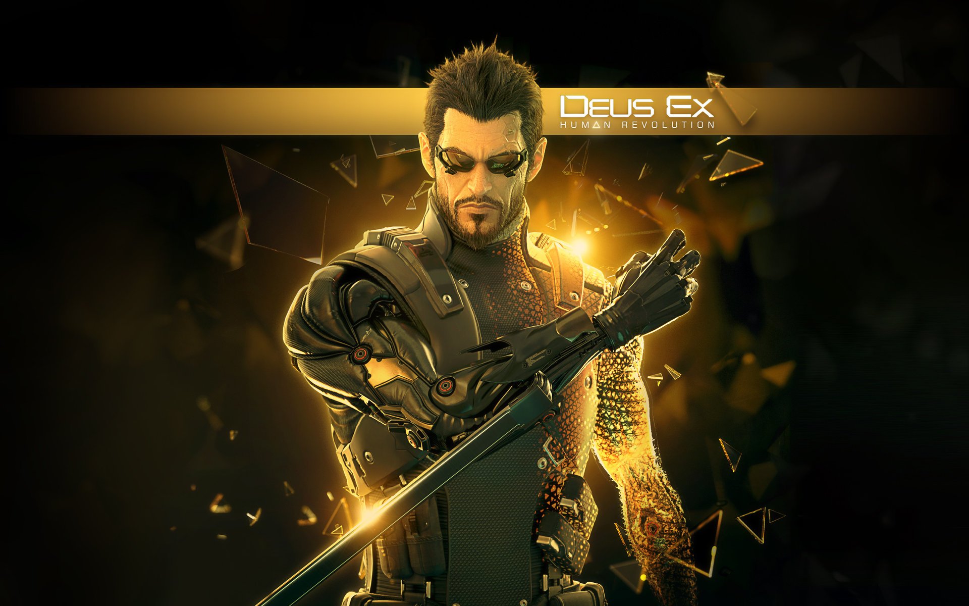 deus ex human revolution deus ex rivoluzione umana adam jensen guerriero armi armatura disegni anime uomini-a