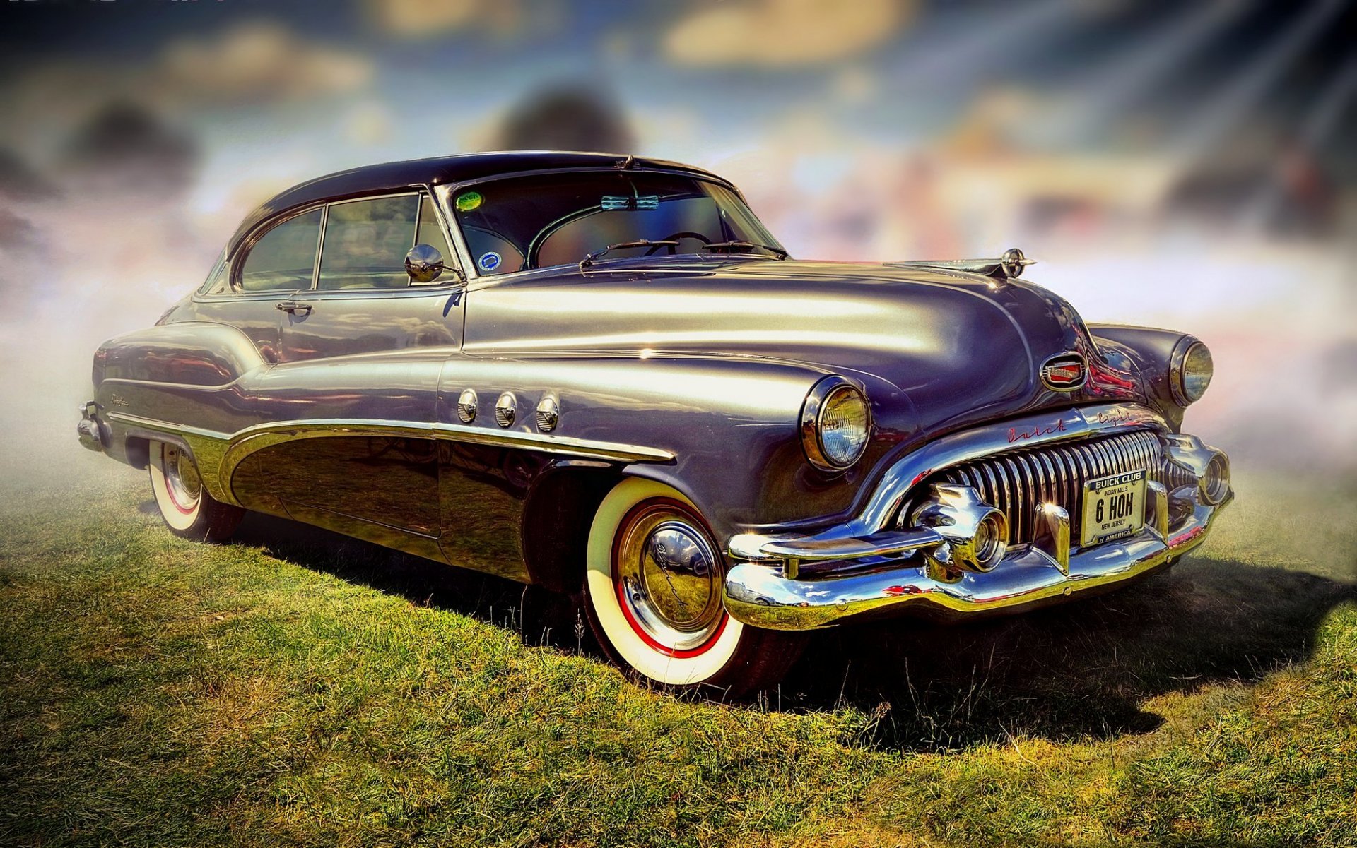 buick buick retro samochód przód klasyczny