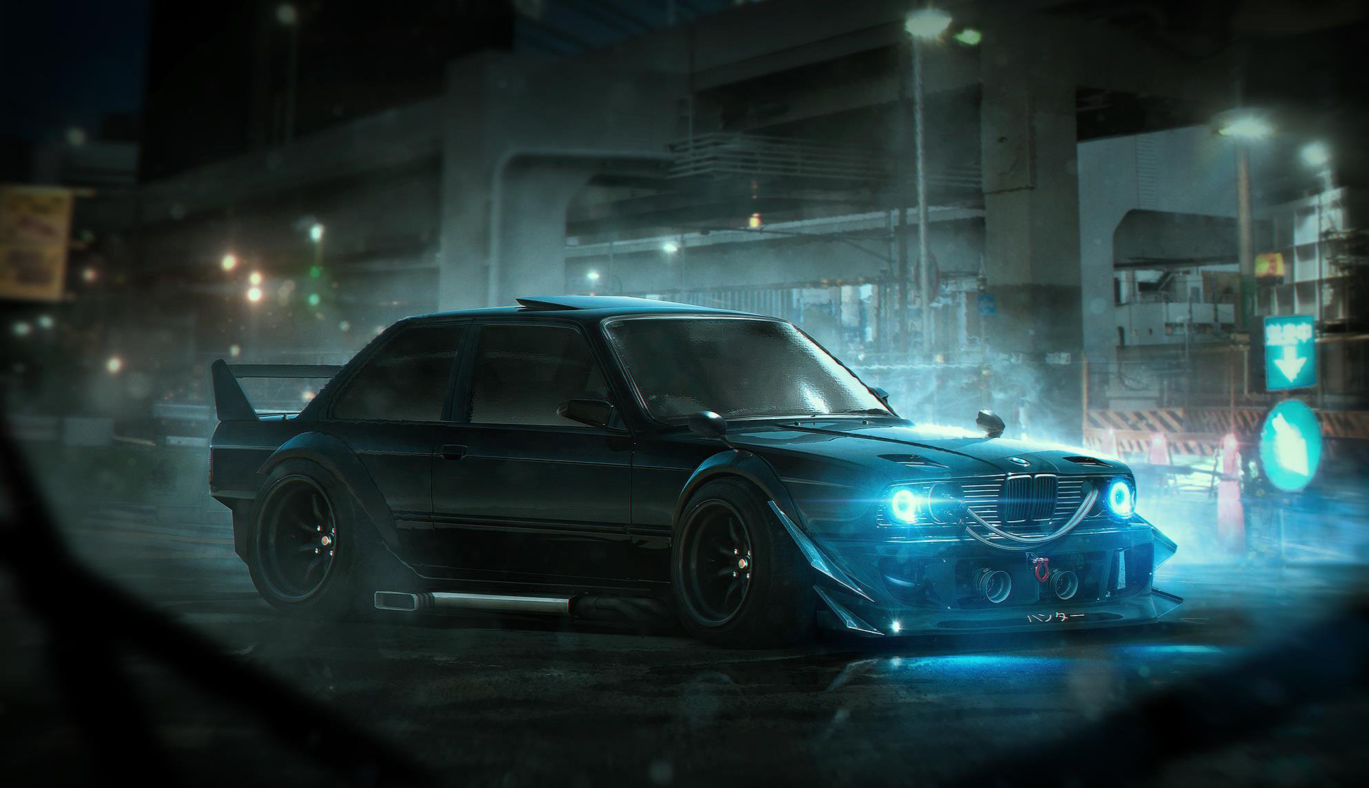 bmw m3 e30 futuro tuning rendering por khyzyl salem