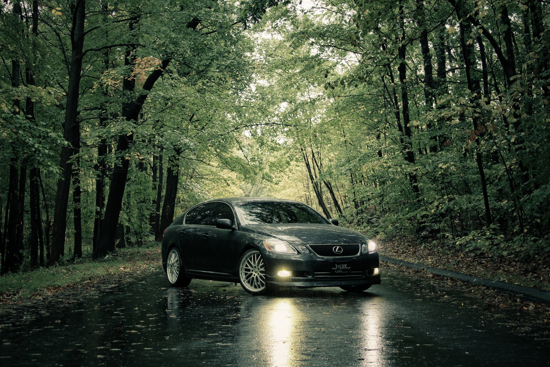 lexus carretera lluvia verano foto diseño faros coche auto reversión coches vehículos vehículos