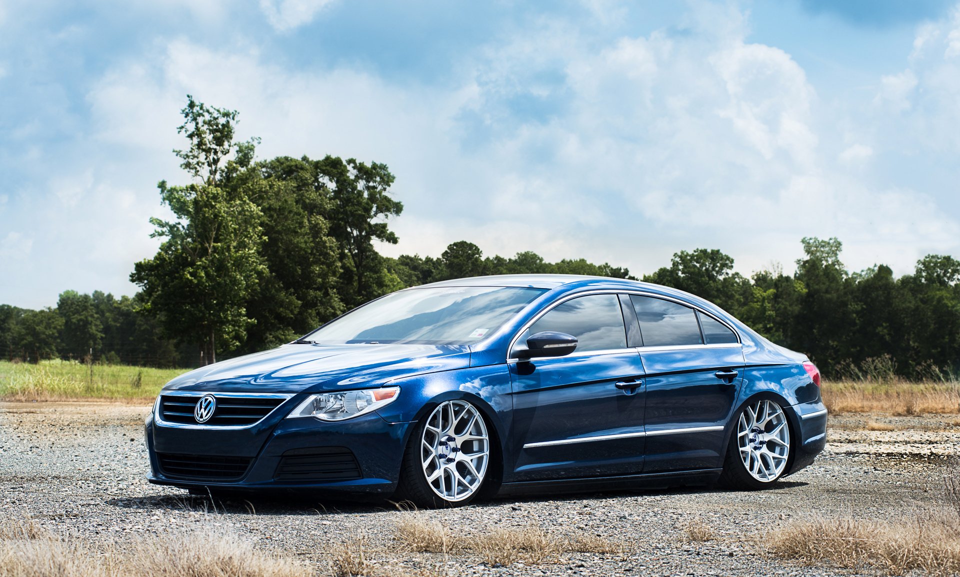 volkswagen passat cc bleu roues avant volkswagen passat