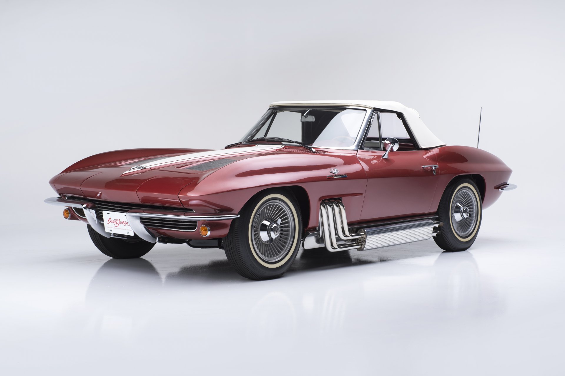 1963 chevrolet corvette picar la viga convertible mostrar coche réplica c2 chevrolet