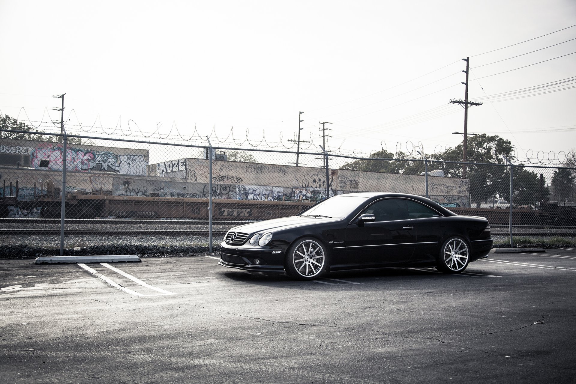 mercedes benz cl55 vossen tuning