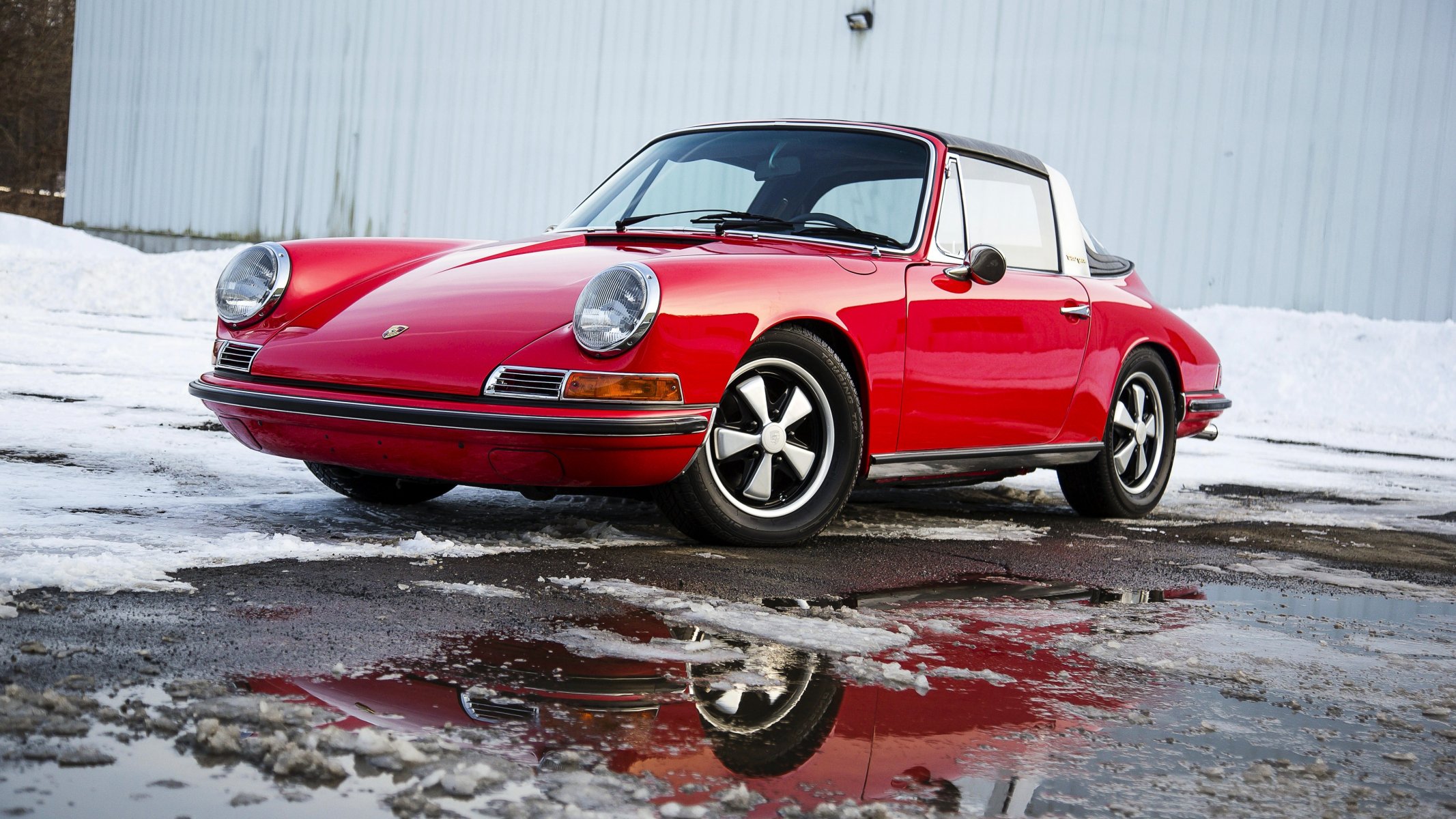 1969 porsche 911 targa porsche targa clásico invierno