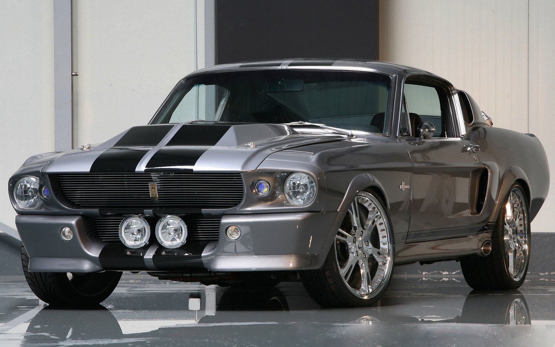 muscle car eleonor shelby gt500 argento ford mustang auto ford auto fari metallico strisce sport auto veicoli veicoli