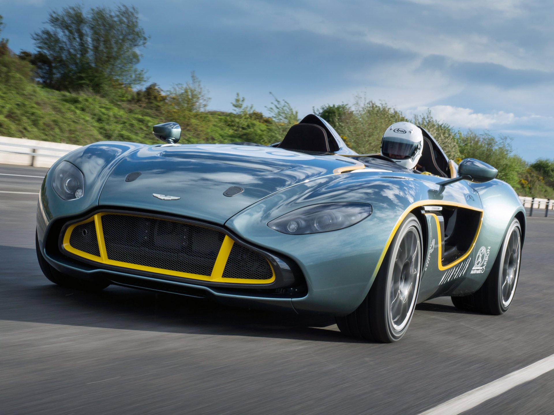 aston martin cc100 speedster concept auto vorderansicht konzept