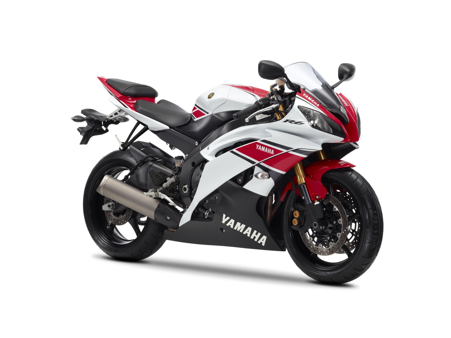 yamaha yzf-r6 2012 sportbike weiß rot motorrad moto p6 yamaha fahrrad weißer hintergrund hintergrund motobike hi-tech mototransport