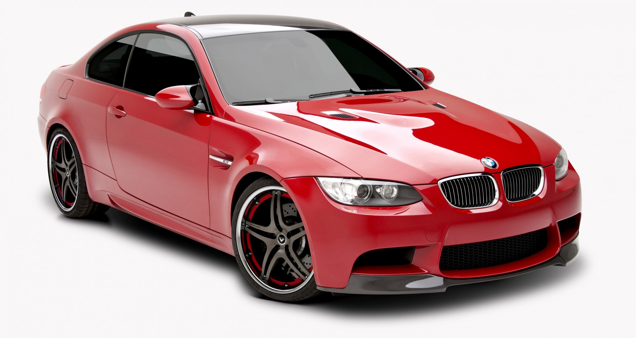 coche bmw rojo auto m3 tuning