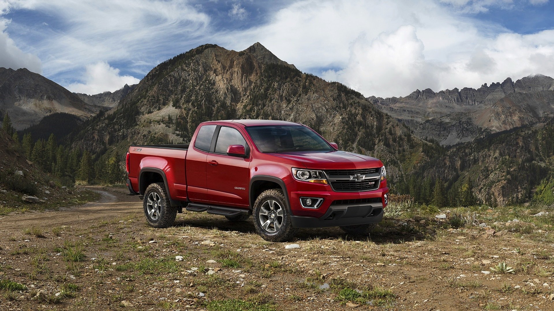 2015 chevrolet colorado z71 trail boss extended cab chevrolet pickup truck jeep red