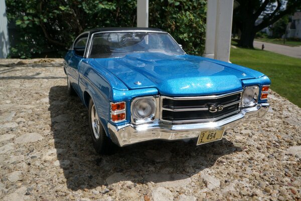 Front view of the chevelle ss car