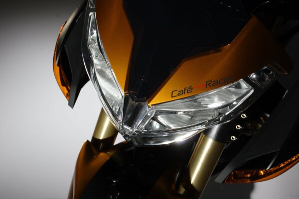 Golden Motobike cafe racer