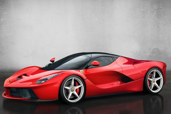 Auto sportiva rossa Ferrari