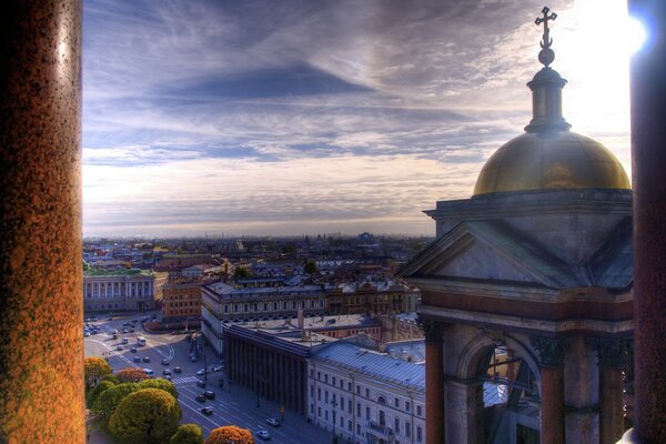 View from St. Isaac s Cathedral. Saint-Petersburg